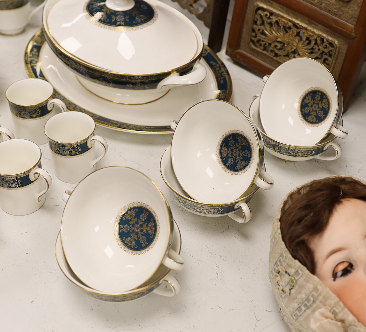 Royal Doulton Carlyle pattern part dinner, tea and coffee service